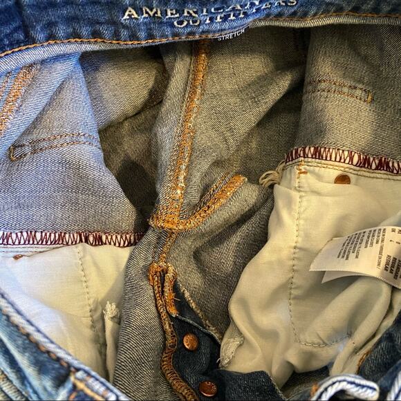 American Eagle Outfitters Tomgirl Ripped Jeans size 0 - Picture 13 of 14